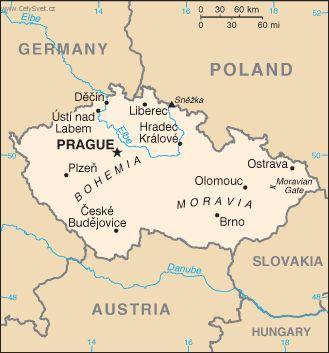 Foto: �esk� republika - �esko-politick� mapa