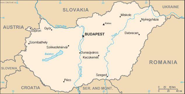 Foto: Ma�arsko-politick� mapa