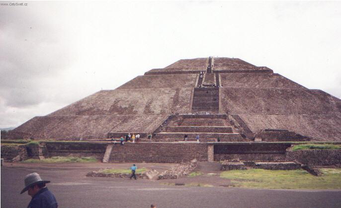 Foto: Mexiko-Pyramida Slunce