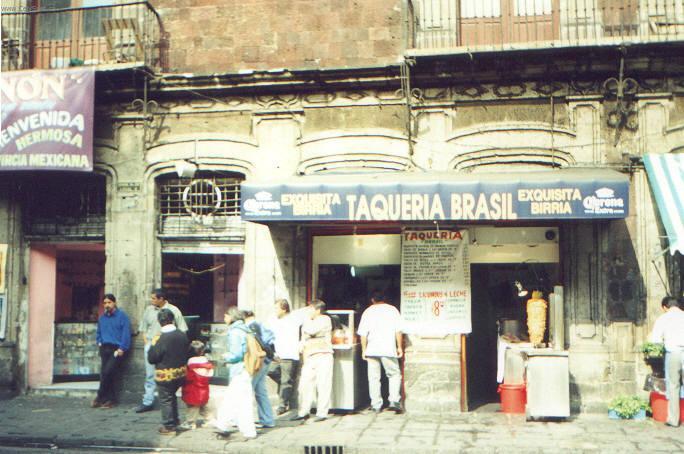 Foto: Mexiko-tradi�n� taquerie, neboli bufet