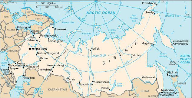 Foto: Rusko-politick� mapa